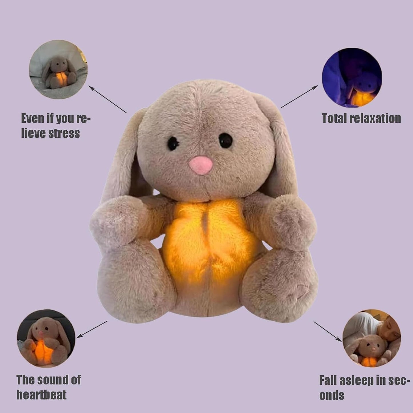 FluffyFeel™ - Rabbit Sensory Plush Toy
