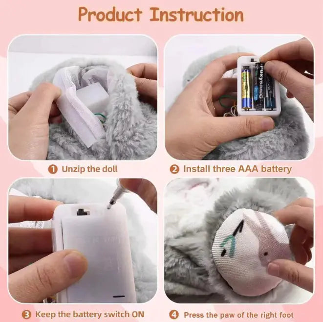 FluffyFeel™ - Rabbit Sensory Plush Toy